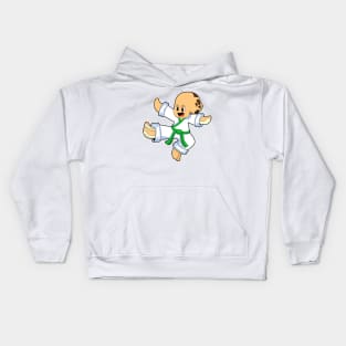 Octopus at Martial arts Karate Kids Hoodie